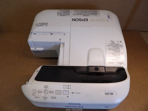 Epson EB-570 Short-throw XGA Projector 3LCD 2700 Lumens - 2949 H - MISSING COVER - Bild 3 von 8