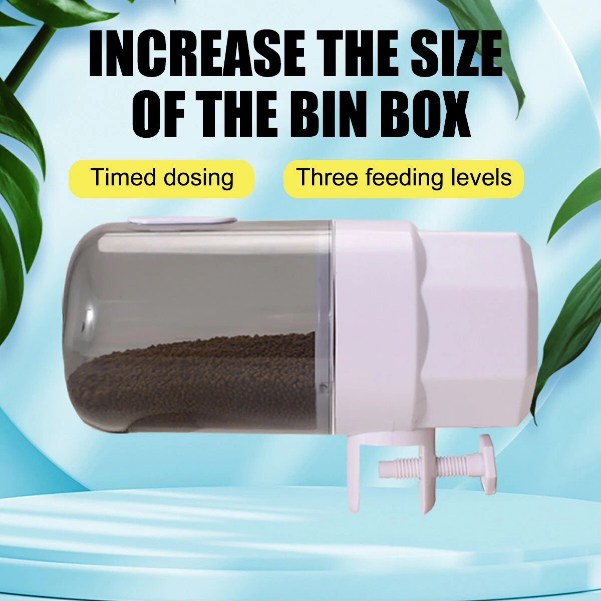Aquarium Fish Feeder Automatic Food Dispenser Timing Fish Tank Auto Feeder Timer