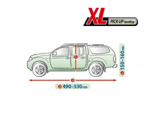 Cubierta de coche resistente impermeable transpirable para Toyota Hilux, Isuzu D-Max techo rígido Foto 2 de 4