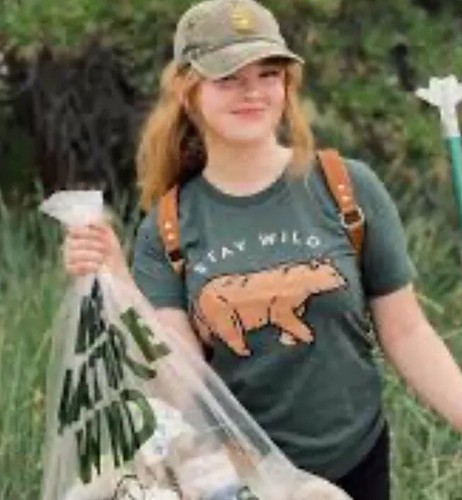 Keep Nature Wild Damen T-Shirt Small grün STAY WILD Bär Outdoor Natur - Bild 2 von 11