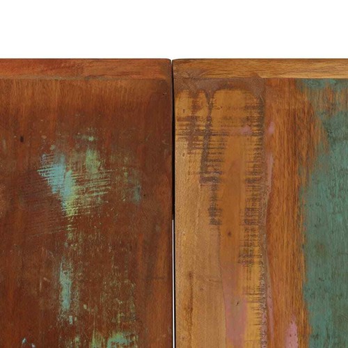 NNEVL Dining Table 140x70x75 cm Solid Reclaimed Wood - Picture 5 of 10