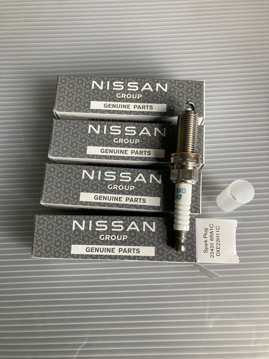 4 Pcs Nissan Genuine Spark Plug OEM 22401-6RA1C | eBay