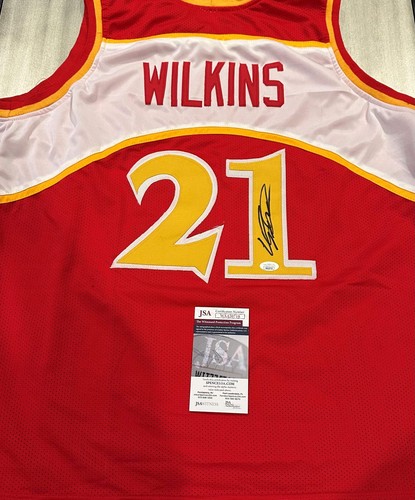 Dominique Wilkins Autographed Jerse Atlanta Hawks JSA COA - Picture 2 of 4