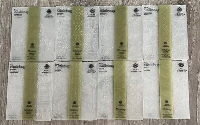 Cricut Cuttlebug Anna Griffin エンボスフォルダー Cricut Cuttlebug Anna Griffin 4.5x5.5” Embossing Folder Border Lot
