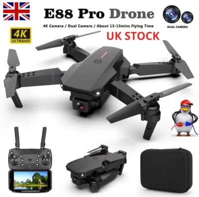 Drohne Zhendoo E88 Pro 4k Profi HD 4k RC Flugzeug Dual-Kamera Weitwinkel