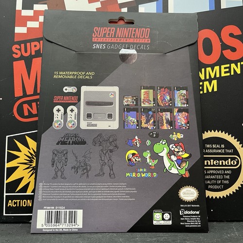 Super Nintendo Snes Gadget Decals x 3 Brand New FREE TRACKED POSTAGE - Picture 7 of 7
