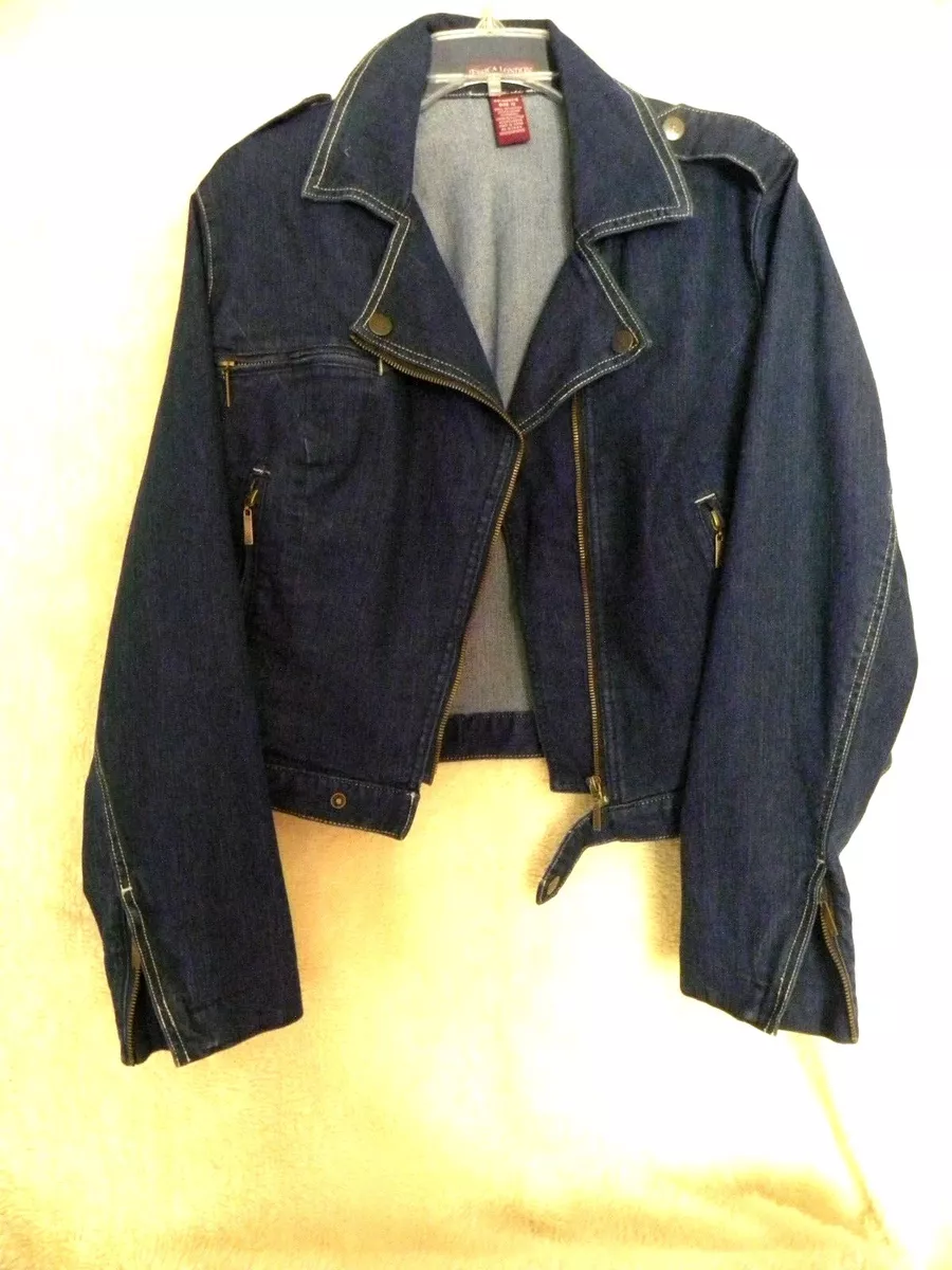 Short waist deals denim jacket