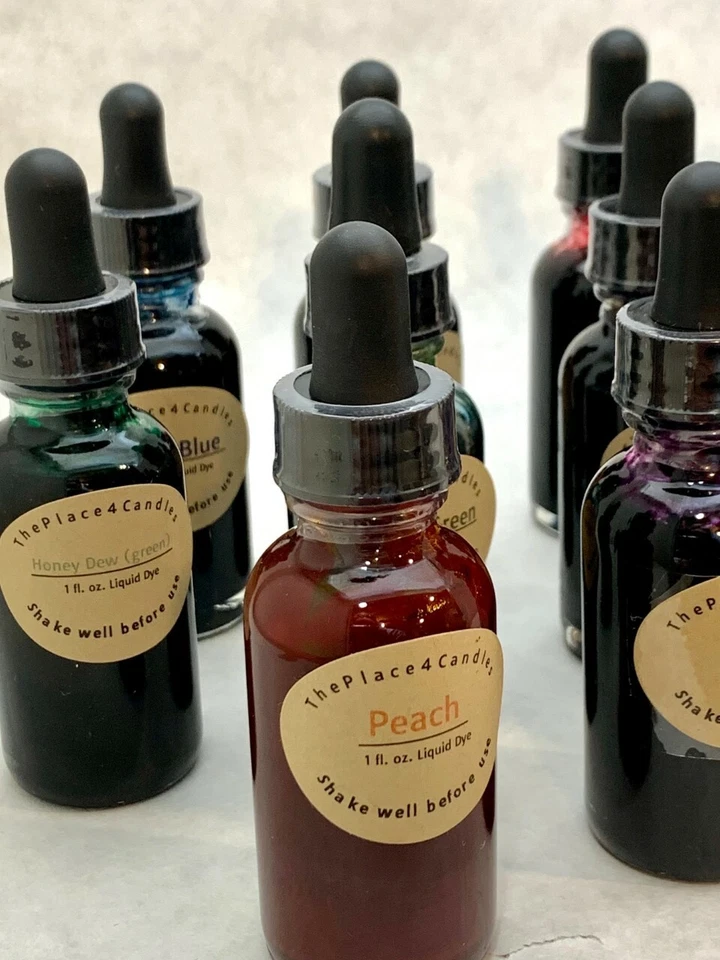 Liquid Candle Dye ~ ORANGE ~ 1oz Glass Bottle with Dropper - Image 4 of 4