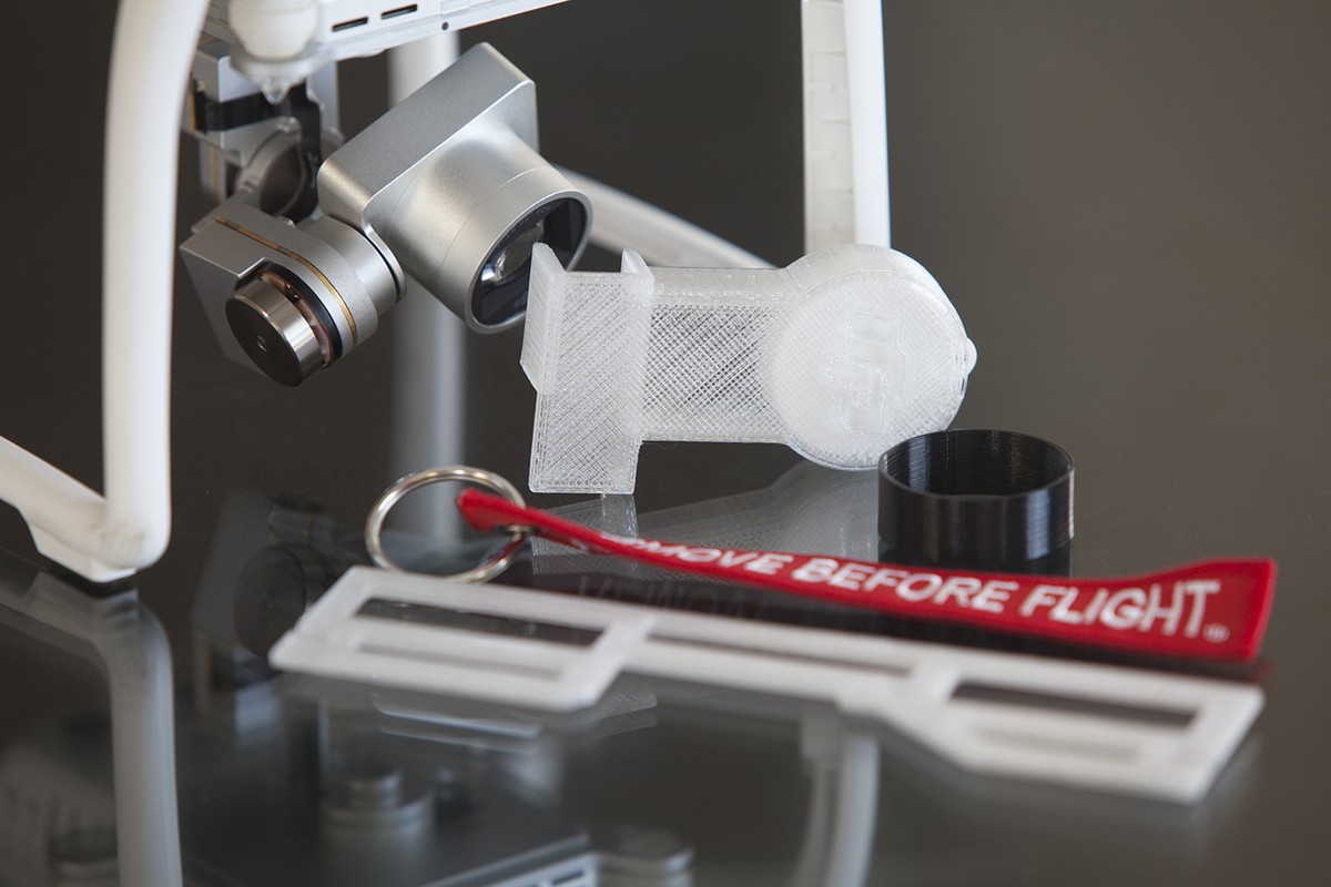 Clear Gimbal Lock Kit For DJI Phantom 3 - PET & Ninjaflex Hood, Cap & Lock Protector