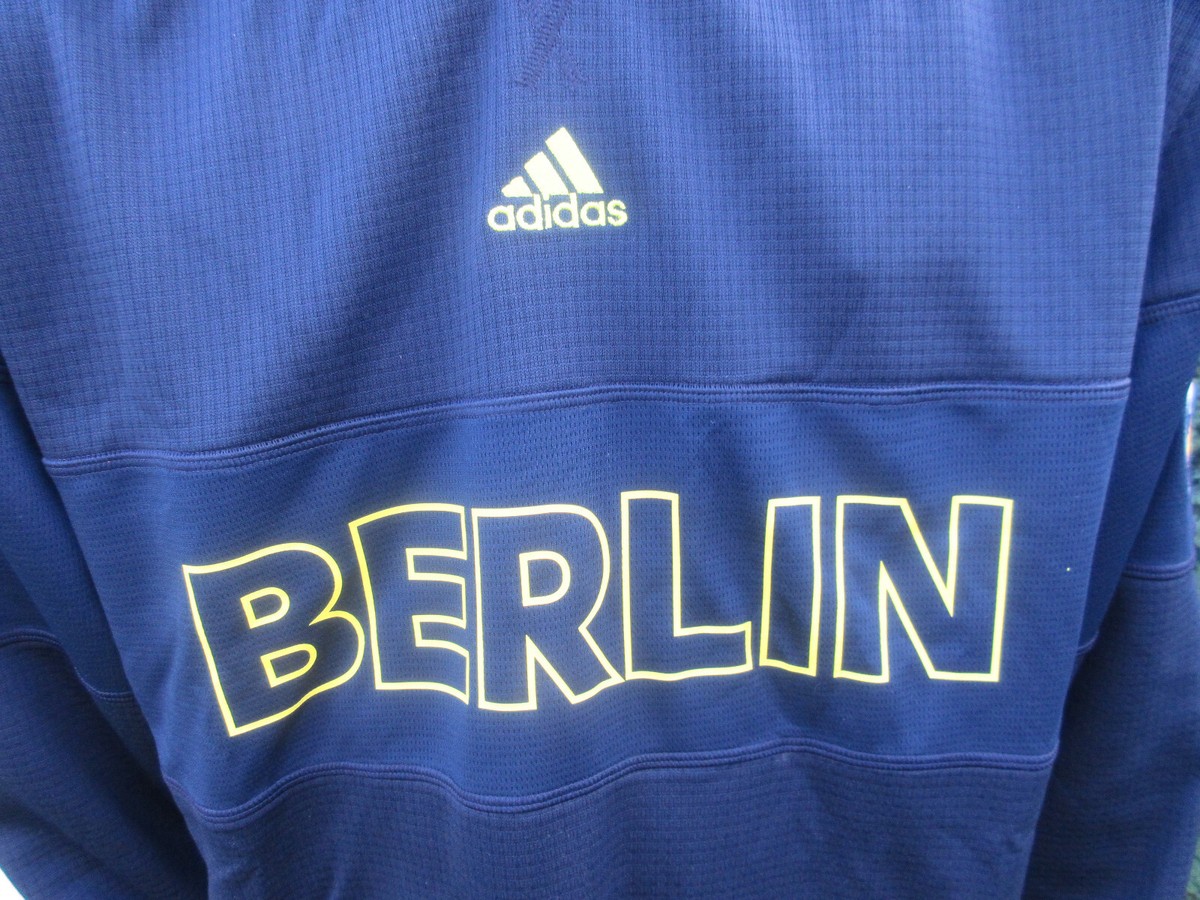 ADIDAS BBL ALBA BERLIN M XXL] TRAININGSPULLI HOODIE BLAU