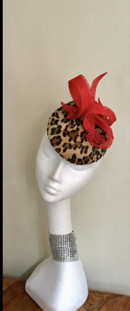 Leopard Print Fascinator UK