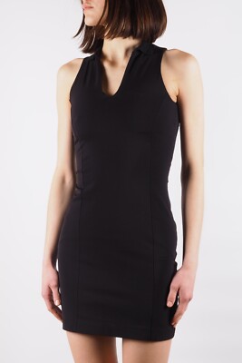 GIANNI VERSACE ブラックミニワンピース GIANNI VERSACE VERSUS Women's Vintage Black Mini Dress size IT 40