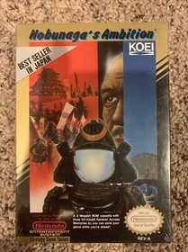 NES Nobunaga's Ambition Nintendo BRAND NEW Sealed H-Seam ULTRA RARE Vintage