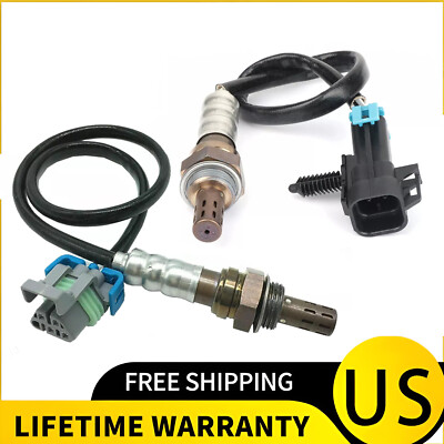 2PCS Oxygen Sensor For 2011-15 Chevrolet Equinox/GMC Terrain 2.4L Up+Downstream