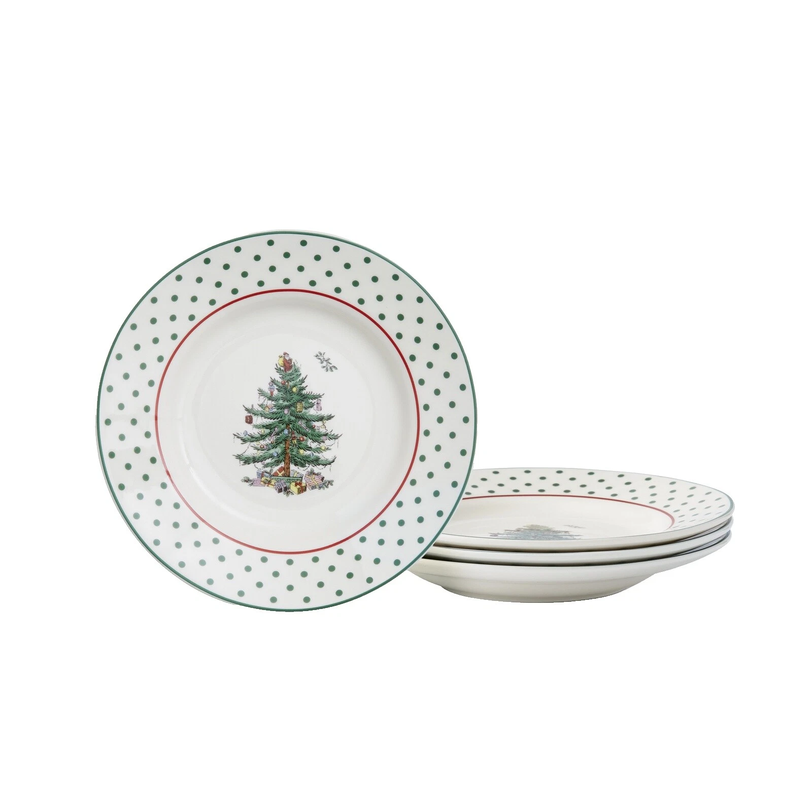 Pratos de Jantar de Porcelana de Bolinhas