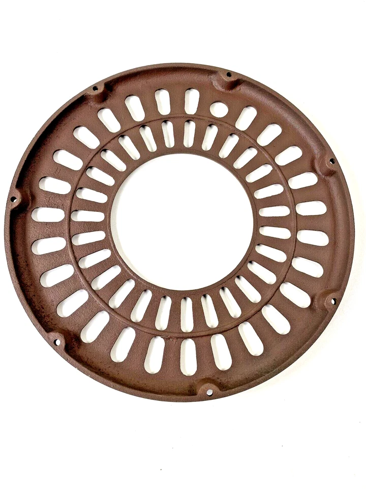 Ventilador de Techo Hunter ~ 52" Original Castaño Marrón Placa Inferior Años 70 Hierro Fundido Foto 3 de 4