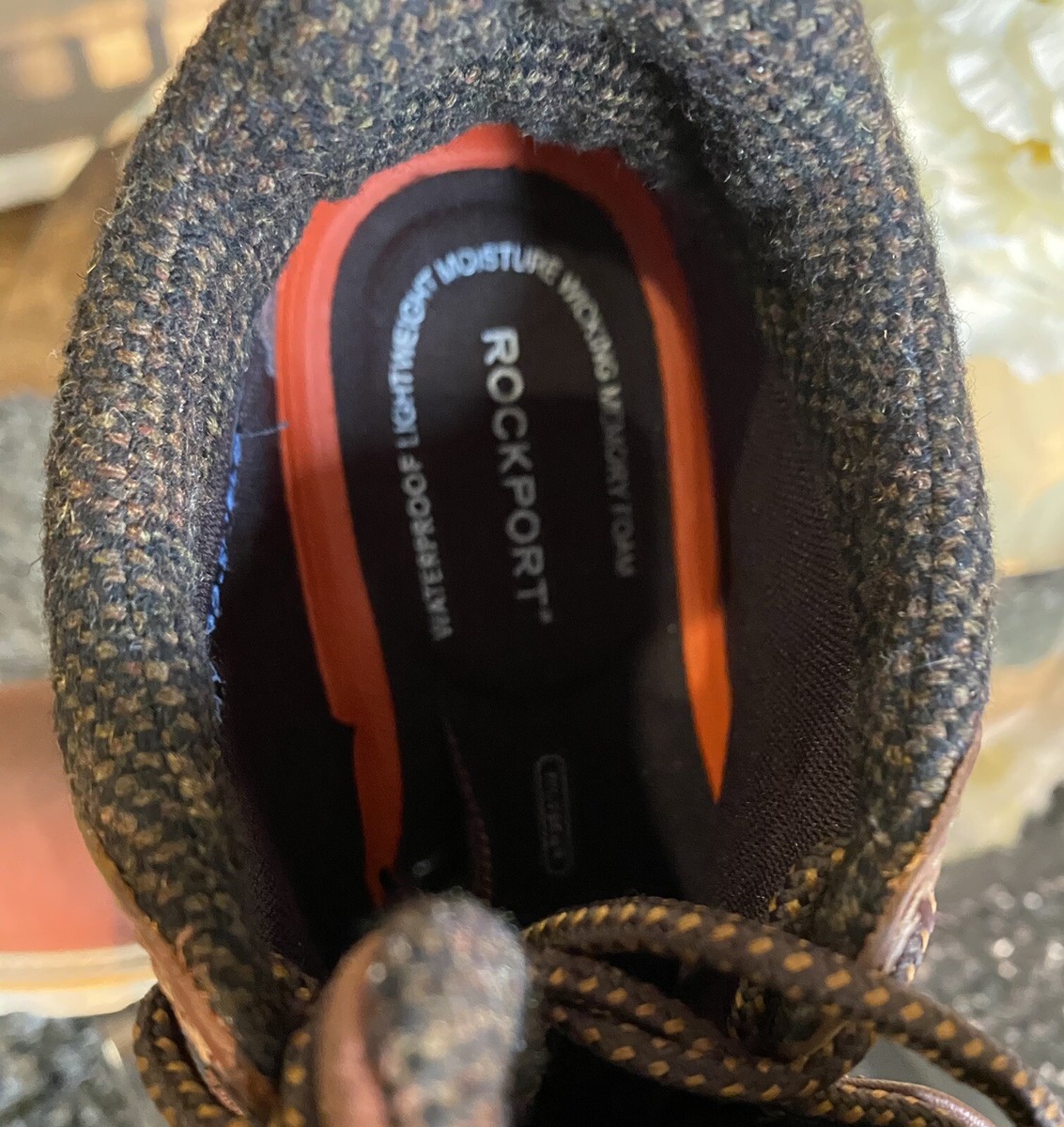 NWT!!! Rockport Performance Memory Foam Moisture Wicking  Mens 11 Rockport Primetime Casuals Work - RK5715 - Men main image 3