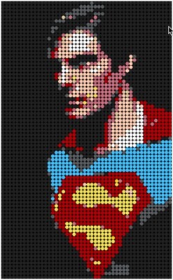 Round Pixel Art 1x1 Tiles Compatible with LEGO Dots 35380 35381