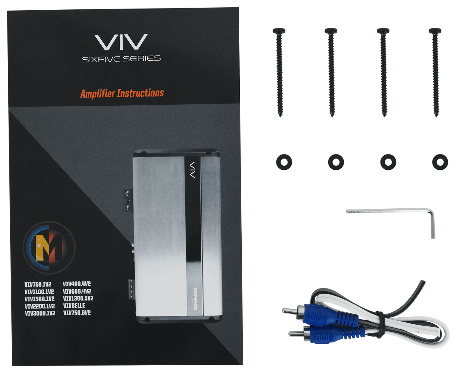 Автомобильный монофонический усилитель Memphis Audio VIV11001V2 серии SixFive мощностью 1100 Вт с DSP