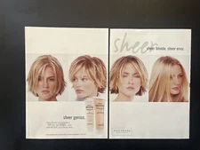 2000 print ad page - John Frieda beach blonde hair color SEXY GIRLS Advertising