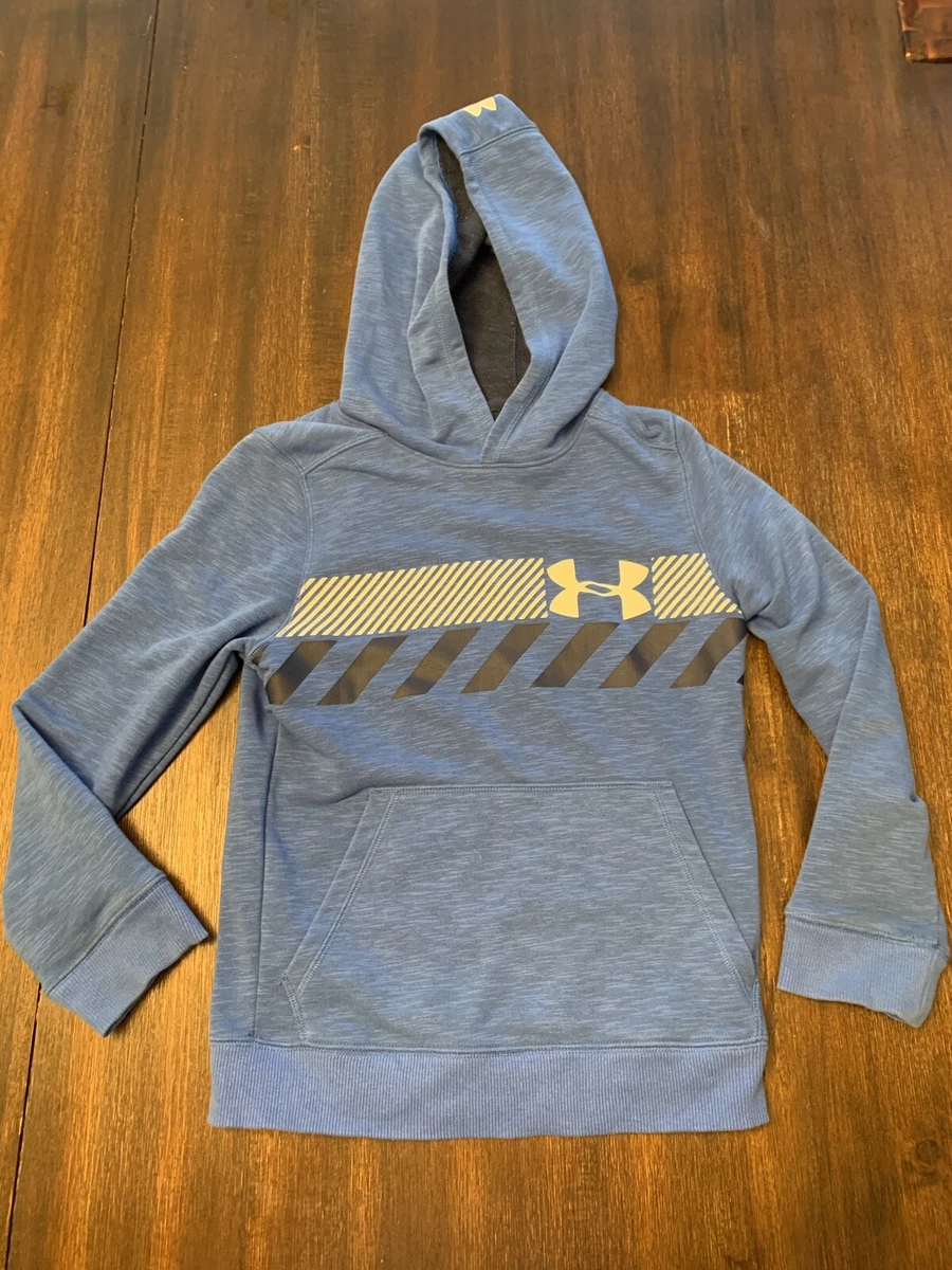 Kids Under Armour Hoodie UA Size YXS Youth Extra Small Blue Navy