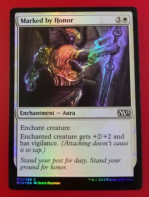 1x Marked by Honor | FOIL | M15 Magic 2015 | MTG Magic Cards | eBay 1x Marked by Honor | FOIL | M15 Magic 2015 | MTG Magic Cards | eBay