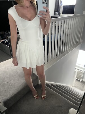 white sexy mini dress Amazon.com: Sexy Bodycon PVC Dress Latex Dress PU Patent Leather Shiny  Party Dress Slim Mini Dress,White,XL : Clothing, Shoes & Jewelry