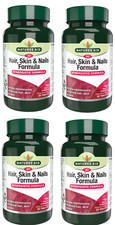 Image of 120X Natures Aid Hair Skin Nails Formula 4 X 30 Tablets Multi Vitamin