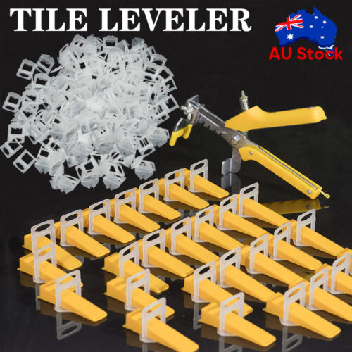 500-8000x Tile Leveling System Clips Levelling Spacer Tiling Tool Floor Wall AU - Picture 1 of 26