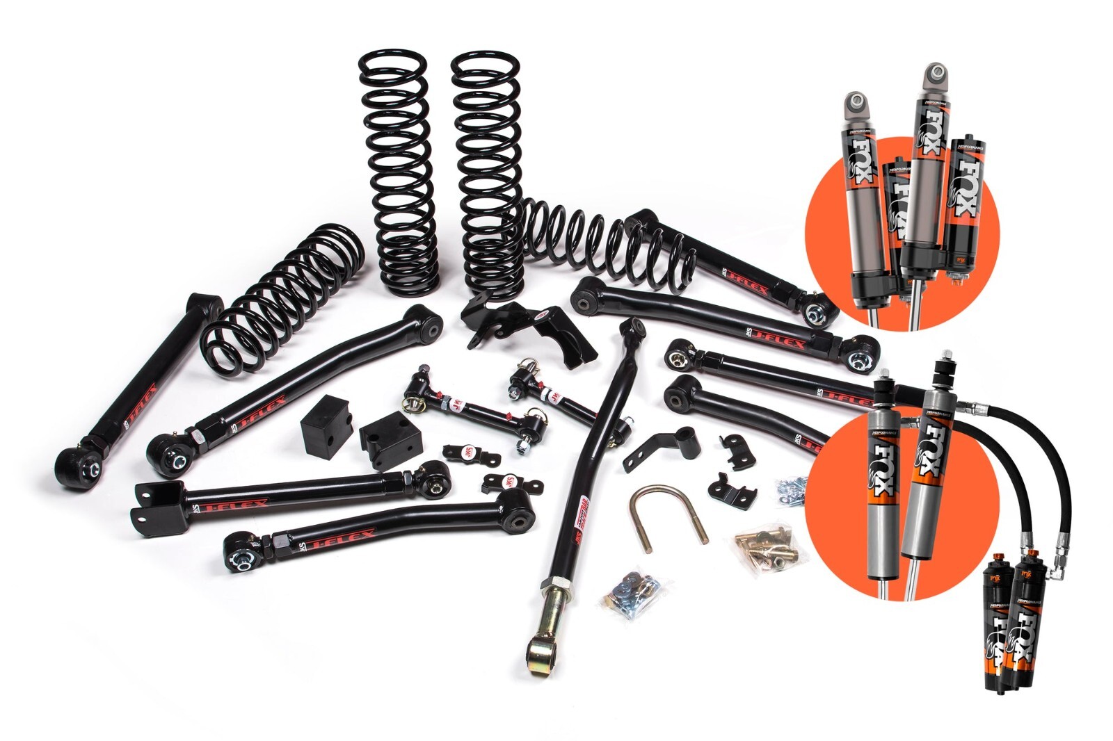 JKS 0718 Fits Jeep Wrangler JK 4dr 2.5" JKrawl Lift Kit w/Fox 2.5 DSC Shocks 22571218271 eBay
