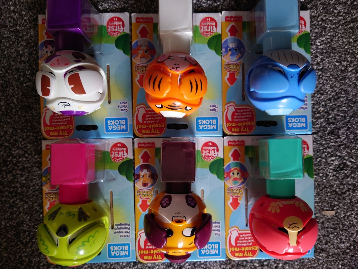 MEGA BLOCKS PEEK-A-BLOCKS CHOOSE CHARACTER ONE SUPPLIED