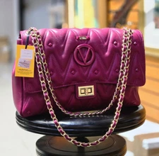 Valentino by Mario Valentino Posh Diamonds Leather Handbag VA2009