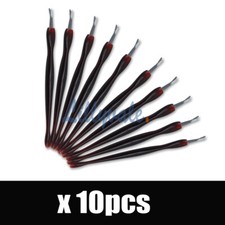 10 PCS Cuticle Pusher Trimmer Cutter Remover Pedicure Manicure Nail Art Tool Kit