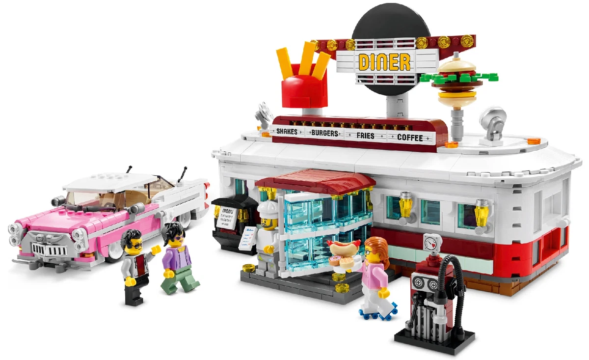 LEGO 1950s Diner BrickLink Designer Program Set 910011 SEALED