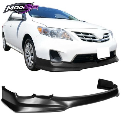 Fits 11-13 Toyota Corolla TR-D Style Front Bumper Lip Kit Diffuser Splitter Pu