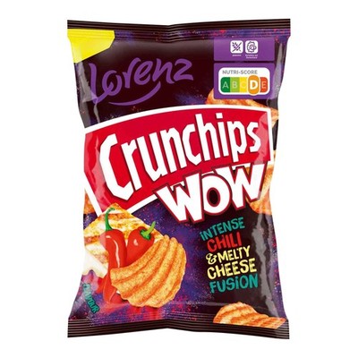 Lorenz Crunchips Wow Chili & Cheese 110g Beutel