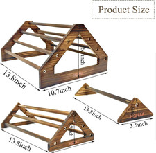 Chicken Perch 3 Pack Chick Toys Wooden Roosting Bar Chicken Coop Accessories ...