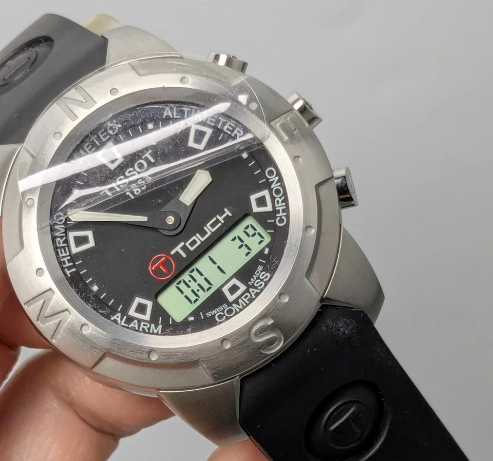 Tissot T-Touch Men's Black Watch - Z251/351-1 Excellent Unused Original box pack - Image 3 of 4