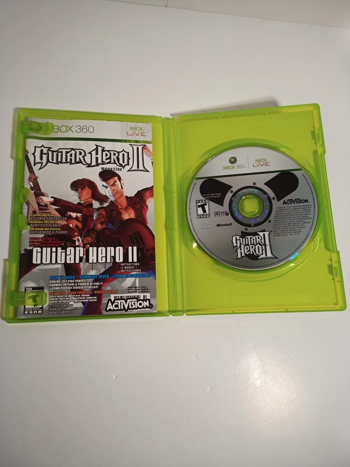 Xbox 360 Guitar Hero 2 Game + RedOctane X-Plorer Wired Controller Xplorer 95065 - Image 3 of 4