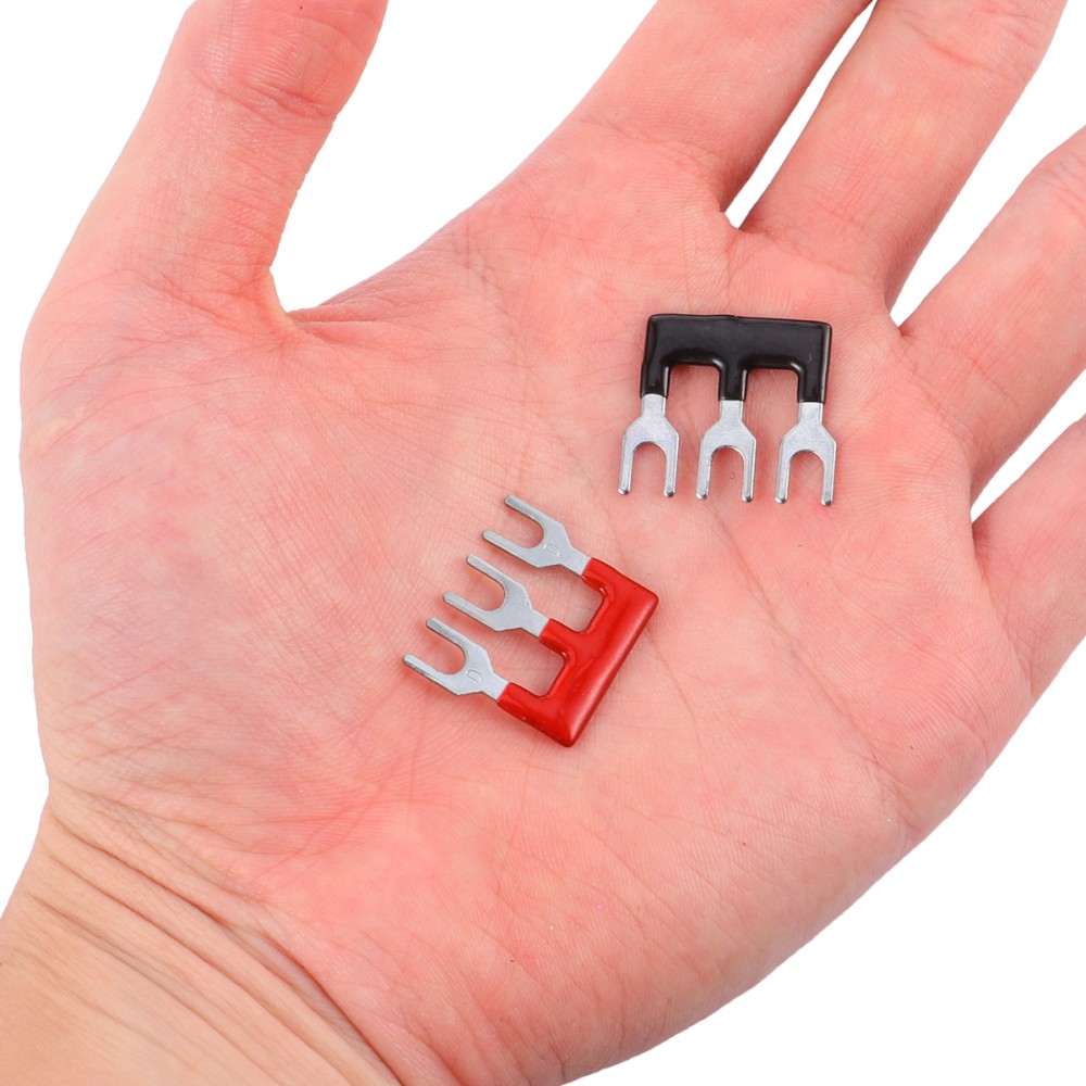 20 Pezzi Terminale Connettore Corto Strisce Cortometriche Doppia Fila Vite