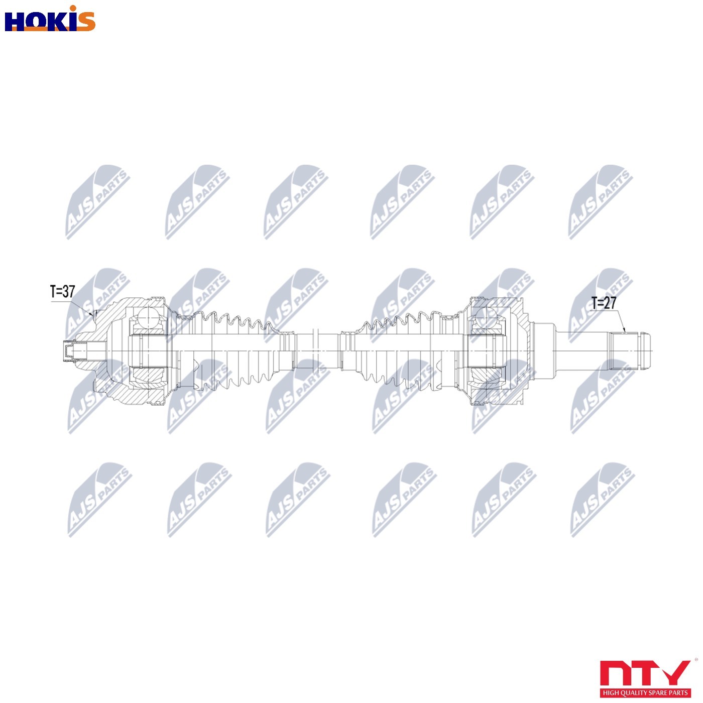 DRIVE SHAFT NPW-BM-234 FOR BMW X3/G01/F97/G08 B48B20B B46B20B 2.0L 4cyl - Image 5
