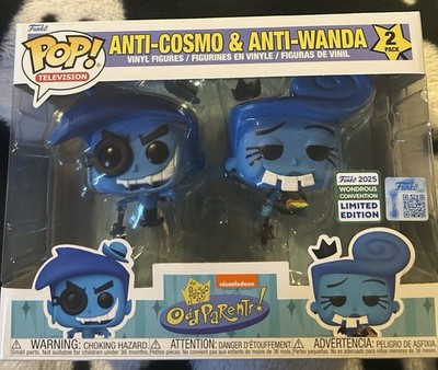 Anti-Cosmo & Wanda Funko Pop Fairly Odd Parents WonderCon 2025