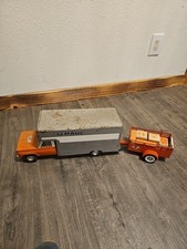 #5067 Vintage 1970s Nylint U-Haul Maxi-Mover pressed steel toy truck And Trailer