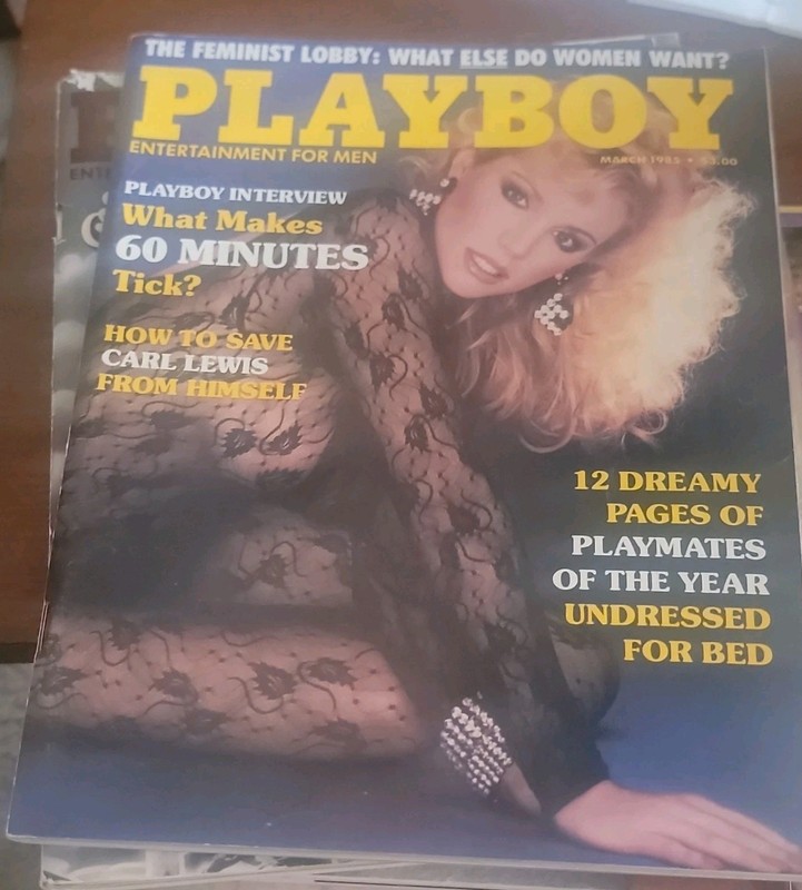 Vintage Playboy March 1985 Shannon Tweed Interview & Playmates Illustrated Issue