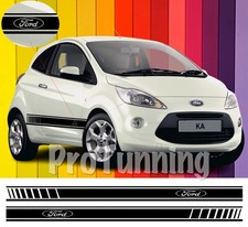 Autocollant Vintage Ford KA Motorshow 1996 - Sticker Rétro Pour Auto/moto Tuning - Fabriqué En Italie
