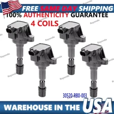 x4 OEM HITACHI Ignition Coils For 2009-2016 Honda Fit CR-Z City 1.5L, CM11-116