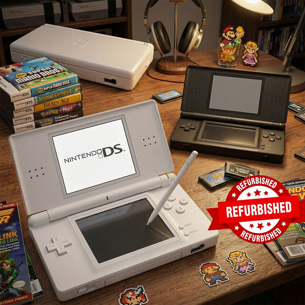 Nintendo DS Lite Console Game Handheld NDSL Cleaned Tested New