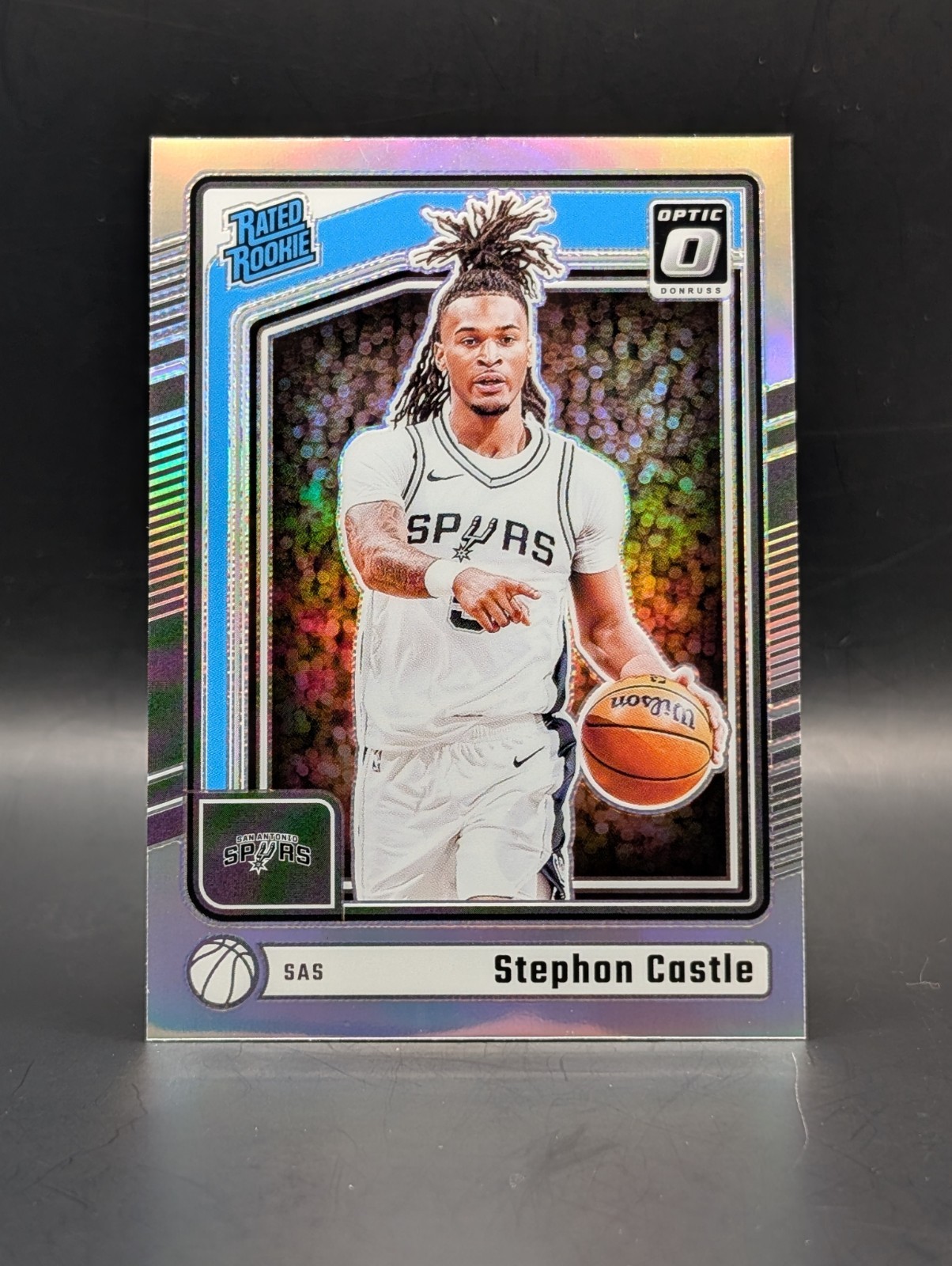 2024-25 Panini Donruss Optic - Rated Rookie Stephon Castle #254 Holo Prizm (RC)