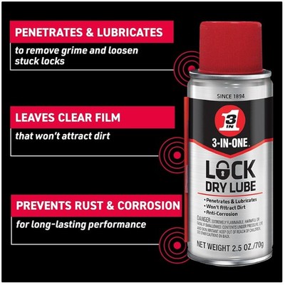 Lock Lubrication Spray (12-Pack)