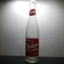 ST JOSEPH DODGER BEVERAGE ACL SODA PRISTINE MINT RARE GLASS BOTTLE 1948